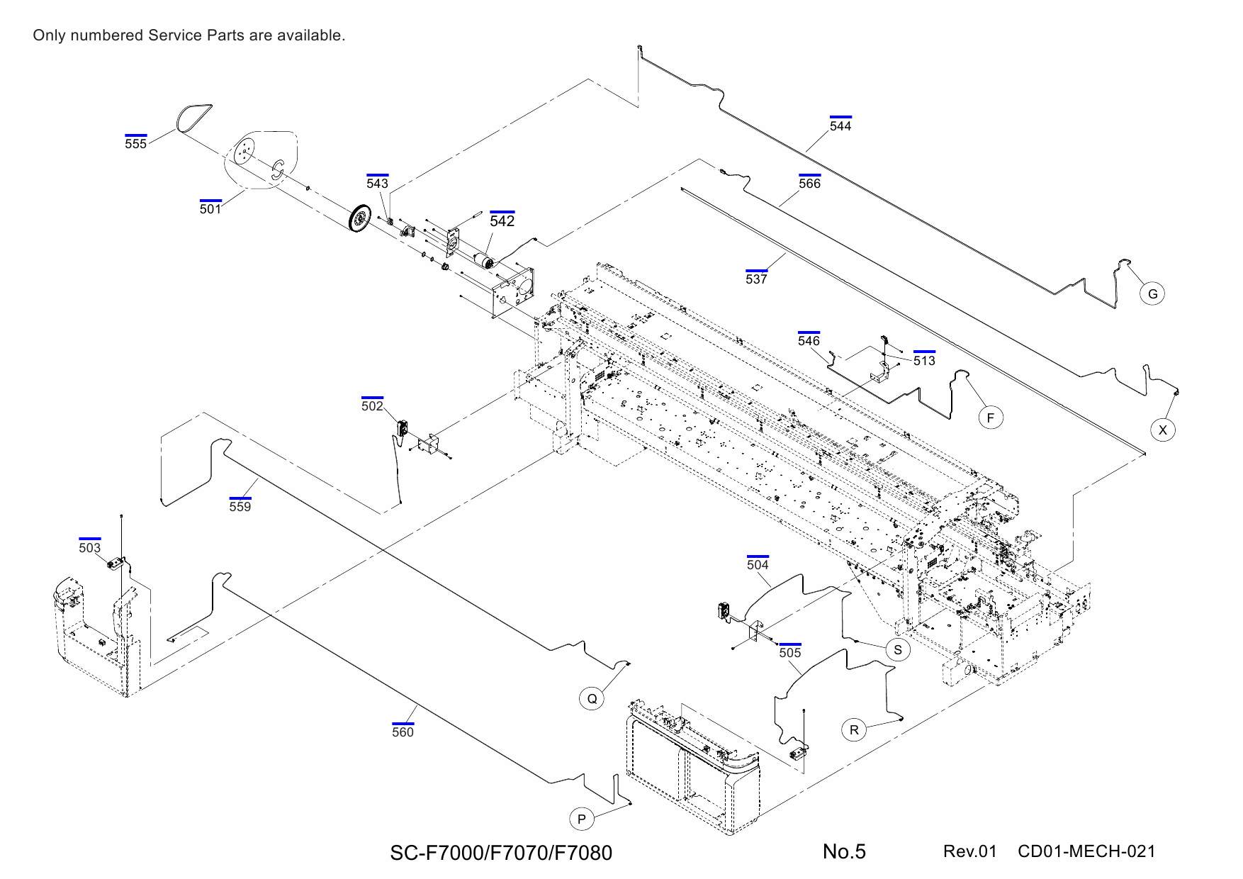 EPSON SureColor F7000 F7070 F7080 Parts Manual-6